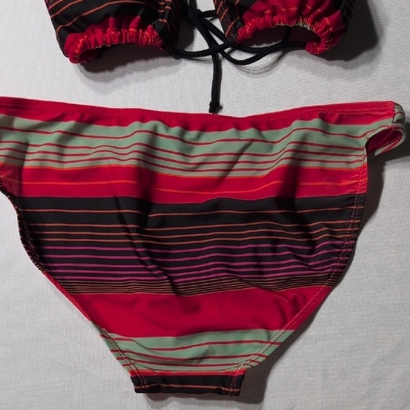 Rongr Striped Multicolor Bikini Set Juniors XL - Picture 4 of 7